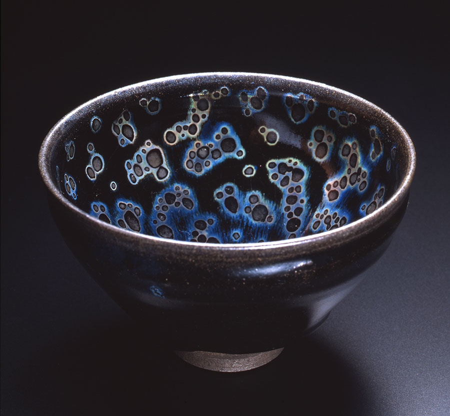 National Treasure, Tea bowl, Yōhen Tenmoku, known as “Inaba Tenmoku”, Jian ware 12th-13th century, Southern Song dynasty, China